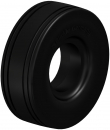 BSEV with ribbed profile Super-elastic solid rubber tyres